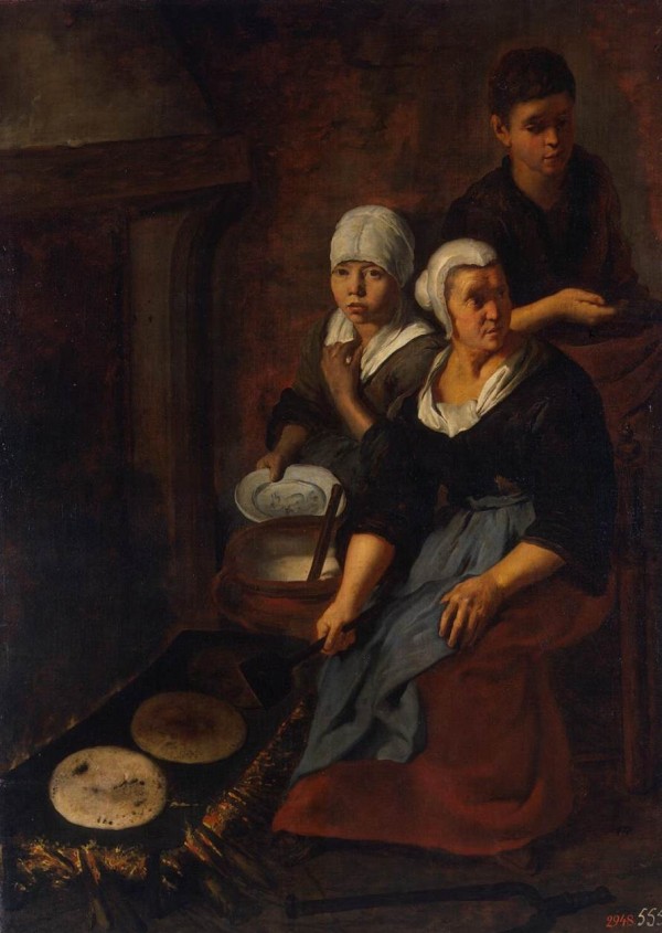 Backing of flat cakes by Bartolome Esteban Murillo